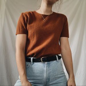Vintage sweater material t-shirt